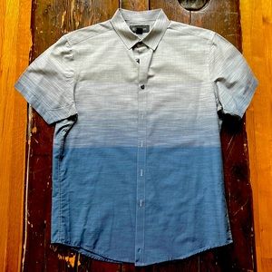 INC International Concept Short Sleeve Button Down Shirt